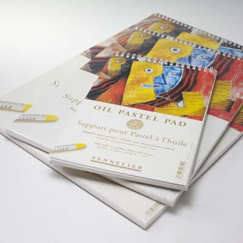 Sennelier Oil Pastel Spiral Bound Pad - Choose from 3 sizes