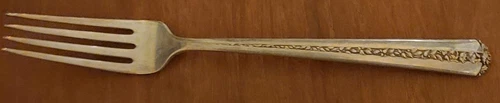 Vintage Sterling 7.38" Dinner Fork – Hallmarked Towle Sterling Rambler Rose -VGC