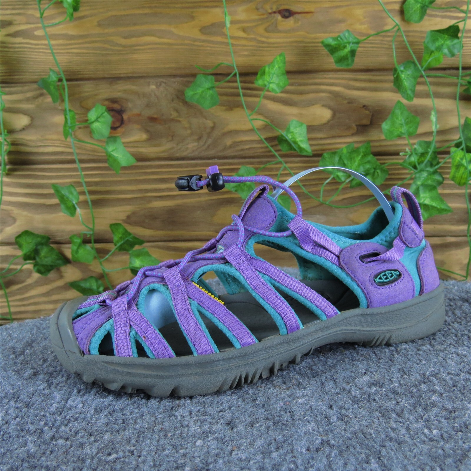 KEEN Fisherman Girl Y 4 sandalo medio viola con coulisse sintetica