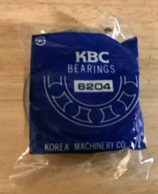 1 lot of 9 ea. KBC 6204-2RS 20mm X 47mm X 14mm SEALED BEARING
