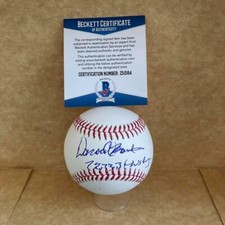 DAROLD KNOWLES 72 73 74 WS CHAMPS OAKLAND A'S SIGNED AUTO M.L. BASEBALL BAS Z515