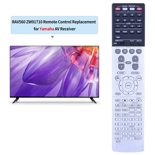 RAV560 ZW91710 Remote Control Work For Yamaha Audio Receiver RX-A3070 RXA3070 - Picture 2 of 8