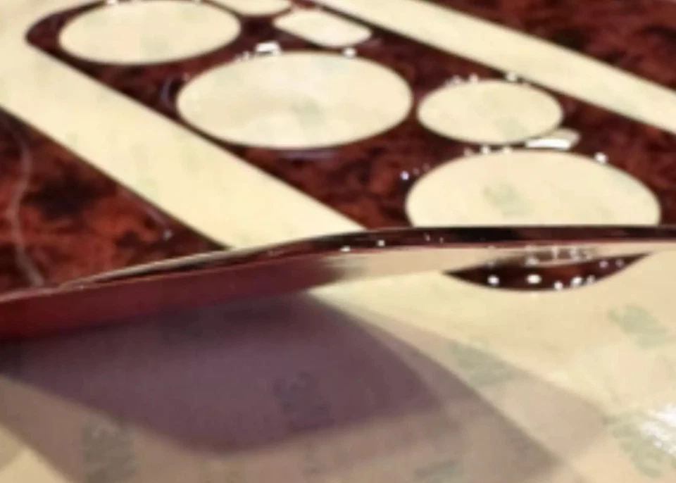 Kit de molduras de manija de puerta panel de tablero Wood Look para Audi 100 A6 1994-1997 Foto 4 de 4