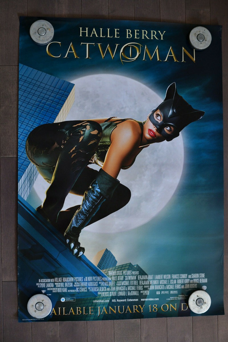 Catwoman Original movie poster Halle Berry - single-sided - rolled
