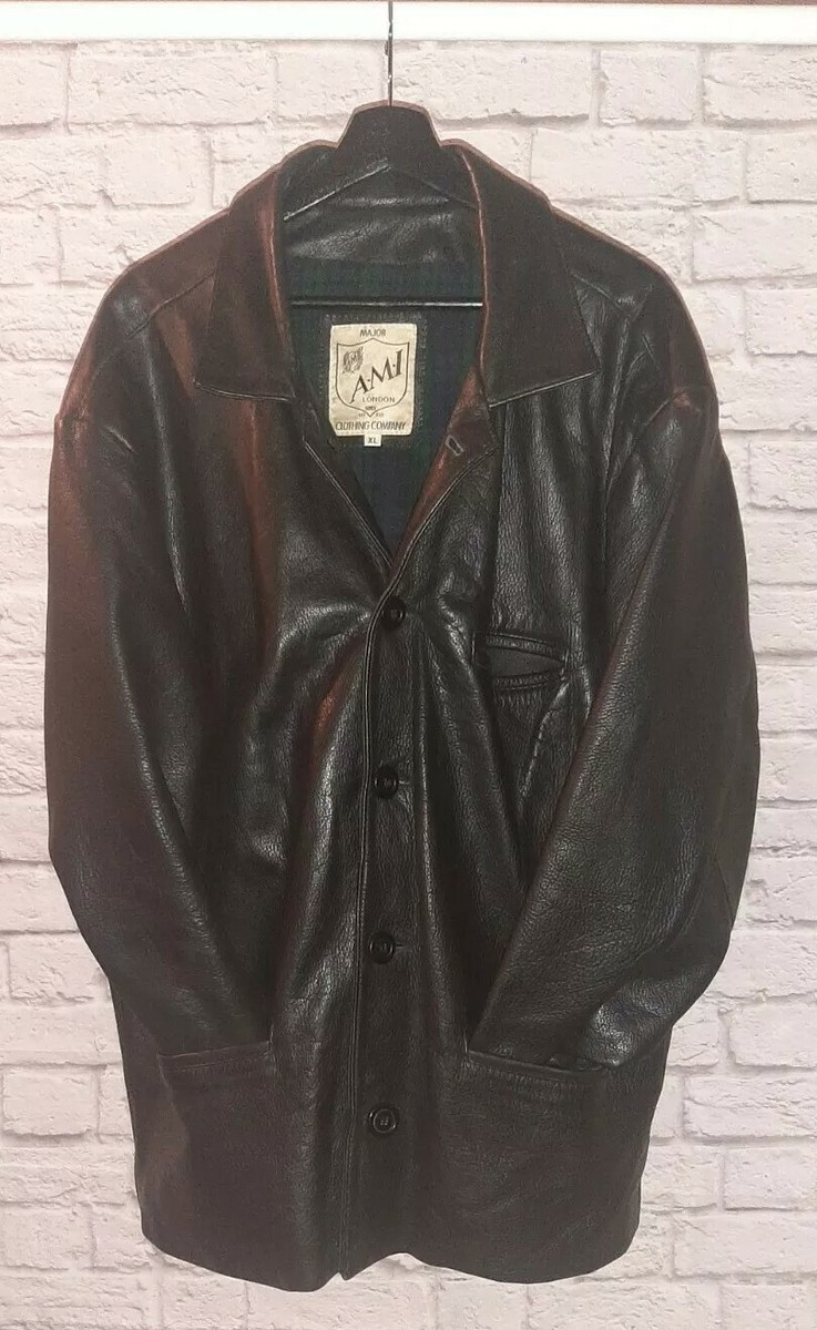 Vintage Leather Leisure Jacket By AMI London | eBay Vintage Leather Leisure Jacket By AMI London | eBay