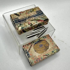 Antique Joseph Gillott 604 F Pen Nib Box with 3 Nibs - BOX INCLUDED 1800s