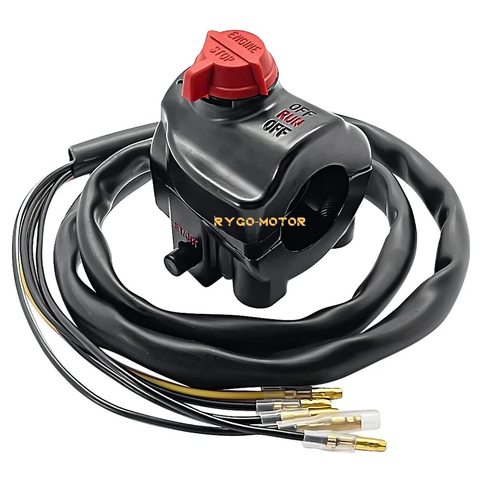 Interruptor de parada de arranque derecho para Honda CB360T CB400F CB550F/K CB750F/K 1975-1977 Foto 3 de 4