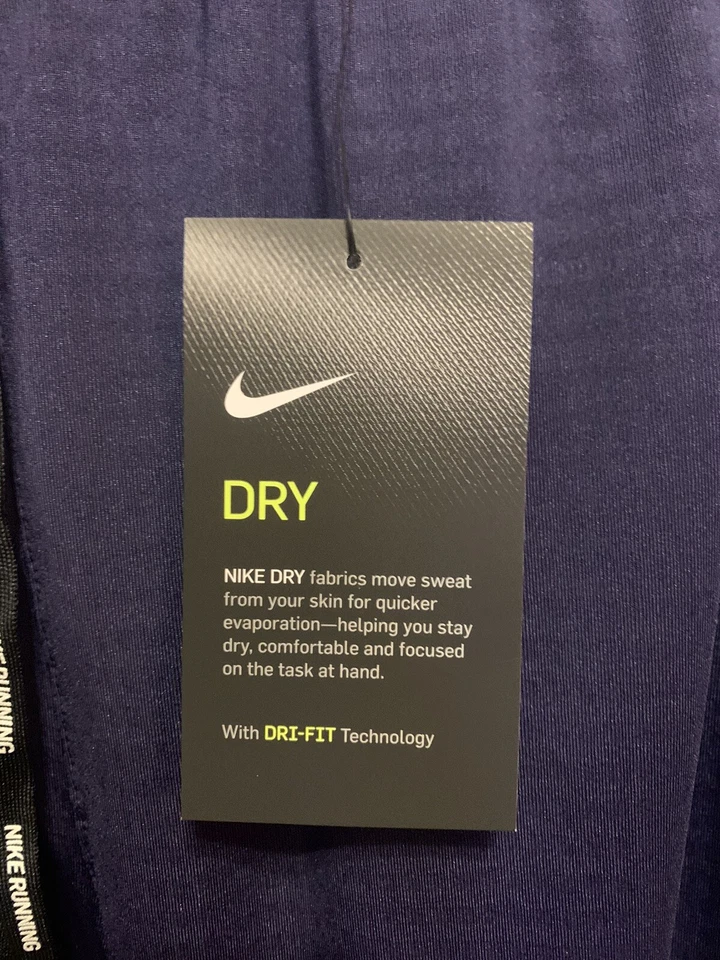 Nike Dri Fit Phenom Knit LARGE Running Pants Purple BV4813-521 joggers tech - Image 2 of 4