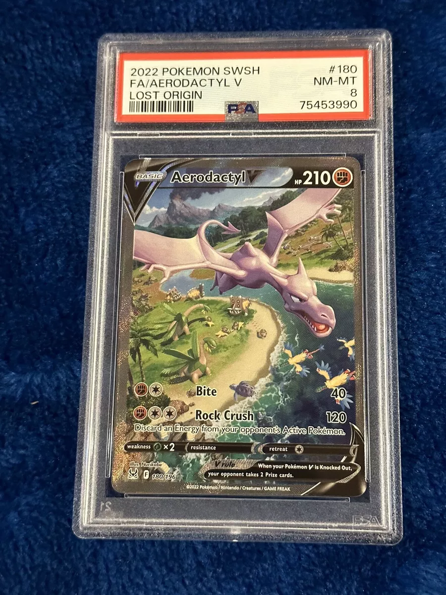  Pokemon - Aerodactyl V - 180/196 Lost Origin Full