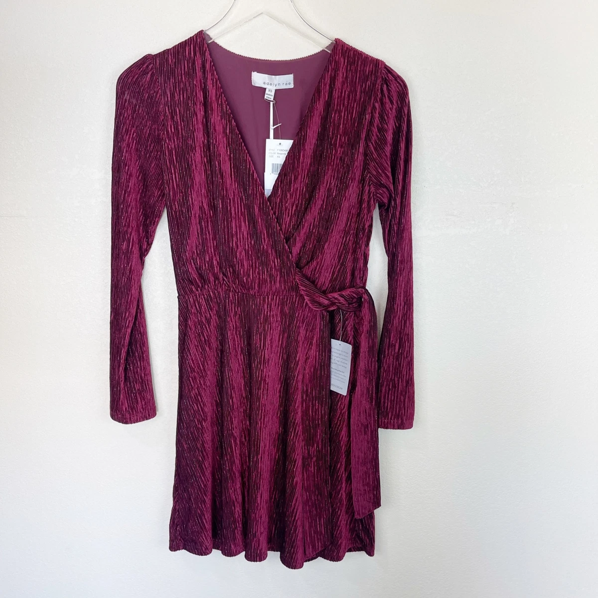 Topshop velvet wrap hot sale dress