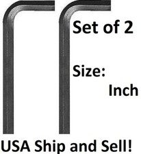 .050" .05" SAE Allen L-Wrench Tool Hex Key Short Arm , 2 pieces