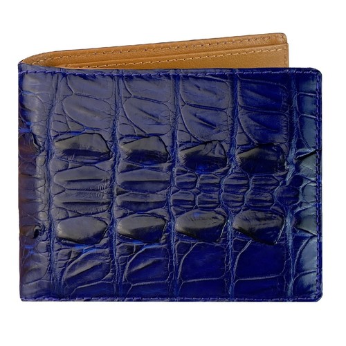 Real Crocodile/Ostrich Bifold Leather Wallet Men's Credit Card Wallet RFID Block - Picture 70 of 141