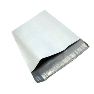 500 #5 12 x 15.5 Unlined White Plastic Poly Mailer Bag Self Seal Free Ship - Walmart Supplies