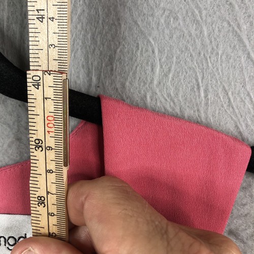 Bloomingdales Dress Womens 6 Pink 100% Silk Shift Elegant Wedding Event Career - Picture 6 of 19