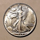 1942 WALKING LIBERTY HALF DOLLAR.....DETAILS & BRIGHT BRILLIANCE.....WOW!