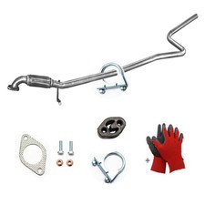 Mittelrohr mit flex Auspuff  für Ford Fusion 1.4 16V Bj.06/02-2012  +Montagesatz