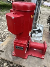 THERN 4771  Portable Electric Winch 115V 2000 lb Load 1.50hp Baldor & Remote