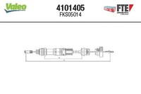 FTE Kupplungsseil Kupplungszug 4101405 FüR CitroËN Berlingo Peugeot Partner HDI