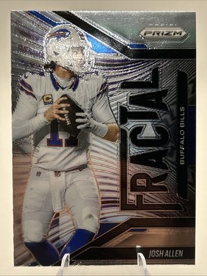 Josh Allen 2025 Panini Prizm Football Fractal Buffalo Bills #14