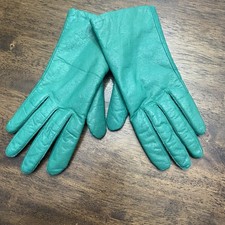 Thinsulate leather thermal insulation gloves green small/medium