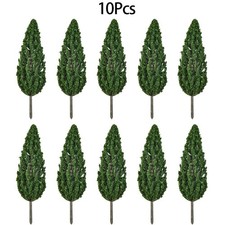10PCS Miniatura Alberi Modellino Treno Binari Wargame Paesaggio Scala 15cm