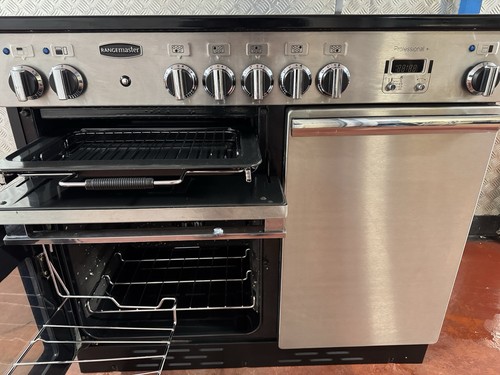 Rangemaster Professional Plus 100cm Induction Range Cooker In St Steel/Chrome - Picture 4 of 8