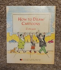 How to Draw Cartoons by Syd Hoff (Trade Paperback) Vintage Book