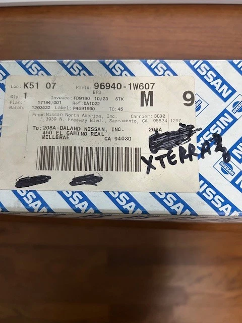 Indicador de palanca de cambios Nissan Xterra, Frontier, Infiniti QX4 96940-1W607 Foto 2 de 2