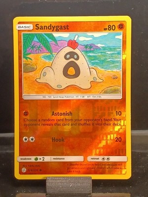 Pokemon TCG Sun & Moon Cosmic Eclipse Reverse Holo #126 Sandygast