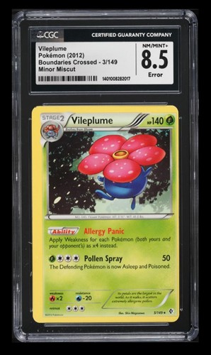 Vileplume graded CGC 8.5 for sale on eBay