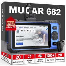Mucar 682 Bidirectional Diagnostic Tool Car OBD2 Scanner All Systems Free Update