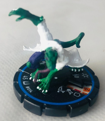 Heroclix Lizard #014 Figur Modell Vintage