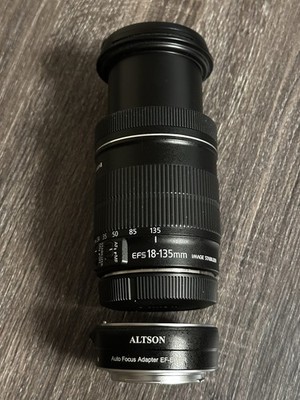 Canon EF S 18-135mm f/3.5 to 5.6 IS USM (1276C002 )Marumi 67mm UV Haze Zoom Lens