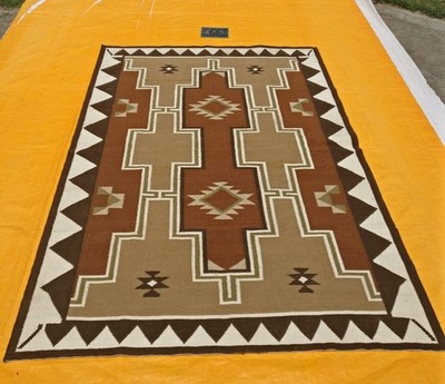 5x8 Handwoven wool Navajo Rug Native American Style Zapotec Rug Christmas Gift