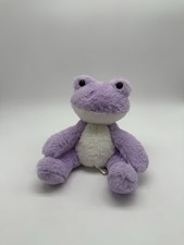 Purple Plush Frog Stuffed Animal 10"