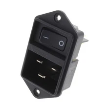 1pc SCHURTER Inc. EC11.0001.002PWR ENT MOD RCPT IEC320-C20 PNL