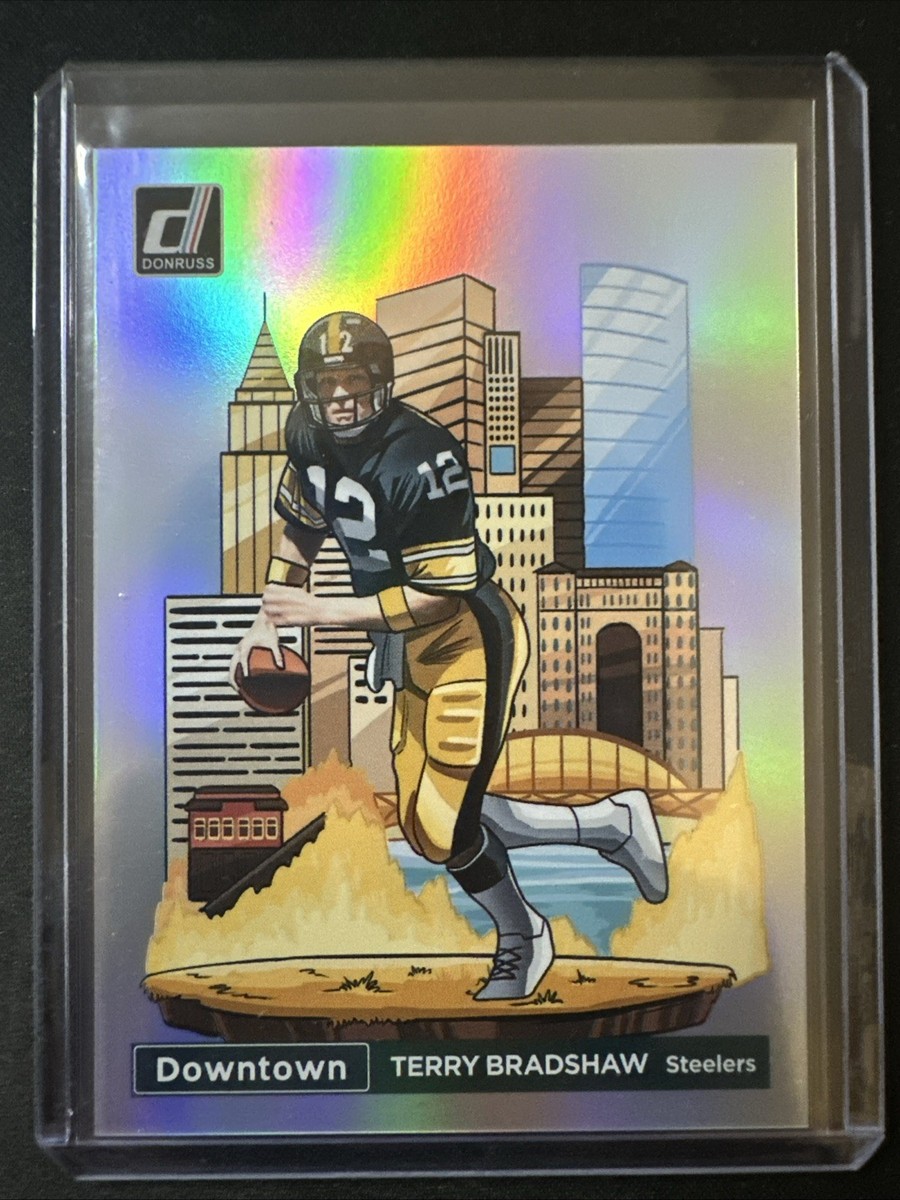 2024 Panini Donruss Football Downtown! Terry Bradshaw #10 SSP