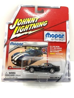 Johnny Lightning Mopar 1999 Dodge Viper GTS Gray/White 1:64 Diecast Car