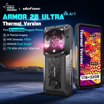 Ulefone Armor 28 Ultra 5G Rugged Smartphone | Thermal Camera | 32GB