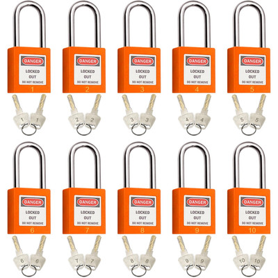 Safby Lockout Tagout Locks Safety Padlock Keyed Differently Loto Safety