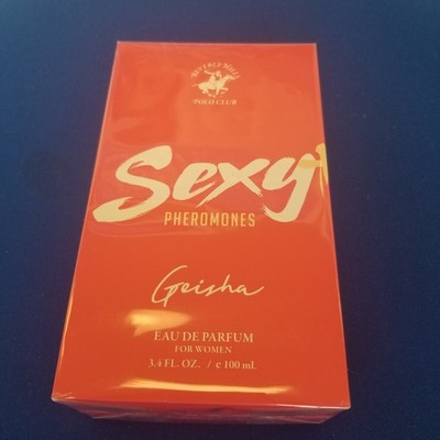 New SEXY PHEROMONES GEISHA by BEVERLY HILLS POLO CLUB e 100 mL EDP For Women NIB