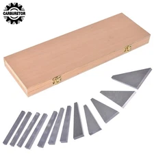 12Pack High Quality Set Steel 1/4 To 30 Degree Gauge Block Precision Angle Block