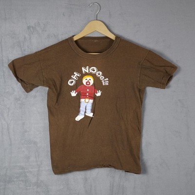 Mr Bill Oh Nooo Shirt Mens Brown Graphic Tee Funny SNL Skit Character