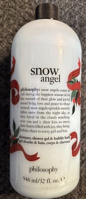 Philosophy Snow Angel Shower Gel, Bubble Bath, Shampoo 32 fl. oz.  NEW