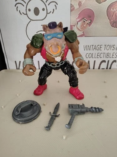Vintage TMNT Ninja Turtles Figure Bebop 1988 COMPLETE
