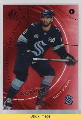 2025-26 Upper Deck SP Game Used Red Matty Beniers #82 READ 0sp7