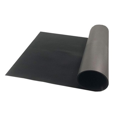 Black V-Groove Utility Runner - Waterproof Vinyl Floor/Surface Protector, Hea...
