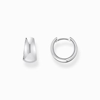 Thomas Sabo Creolen In Trapezform 925 Sterlingsilber Paar FüR Damen CR740-001-21