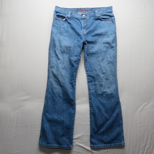Vintage Eddie Bauer Jeans Med Wash Boot Cut Leg Denim Women's 14 Actual 36X31.5 - Picture 10 of 14