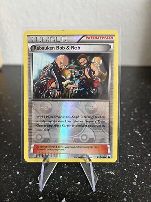 Pokemon Karte Nr. 95/108 Rabauken Bob & Rob Reverse Holo deutsch